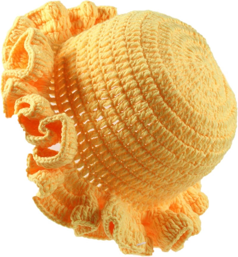 Ahouws Crochet Bucket Hat Women Trendy Knit Floppy Cap Cute Boho Handmade Beanies Outdoor Boho Travel Fishing Hat - Image 1